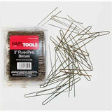 Hair Tools 3" Plain Hairstyling Pins 500 Box - Franklins