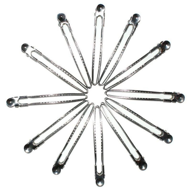 Hair Tools Silver Control Clips 12 Pack - Franklins