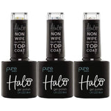 Halo "Over The Top" Non Wipe Glitter Top Coats 8ml - Franklins