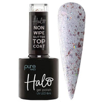 Halo "Over The Top" Non Wipe Glitter Top Coats 8ml - Franklins