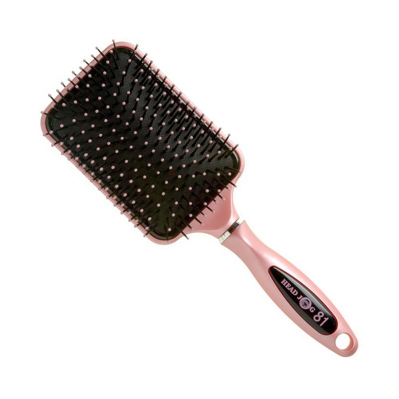 Head Jog Ceramic Ionic Pink Paddle Brush - Franklins