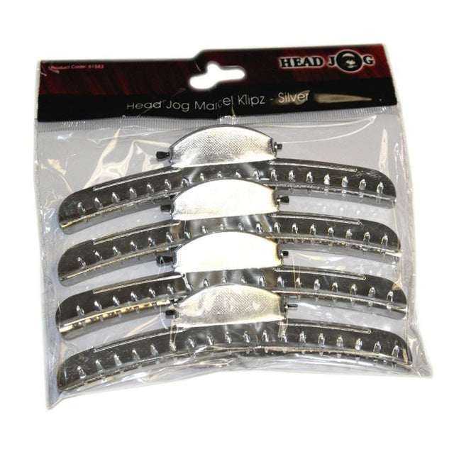 Head Jog Marcel Klipz Silver 4 Pack - Franklins