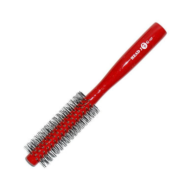 Head Jog Red Lacquer Wooden Radial Brush - Franklins