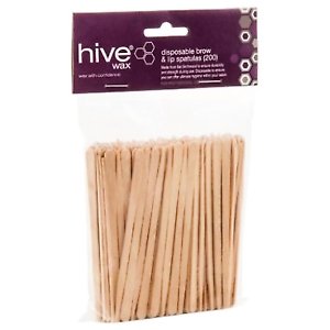 Hive Disposable Brow & Lip Wooden Waxing Spatulas (200) - Franklins