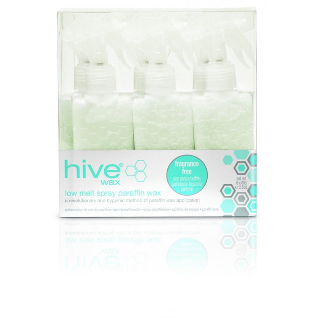 Hive Fragrance Free Low Melt Spray Paraffin Wax 6 x 80g - Franklins