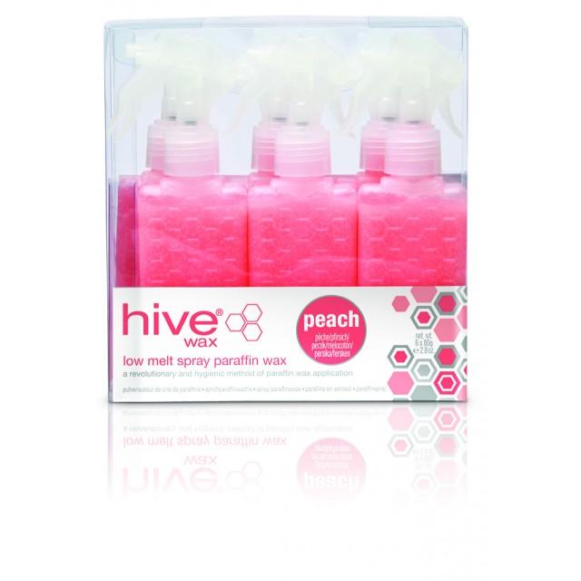 Hive Low Melt Spray Peach Paraffin Wax 6 pk 80g - Franklins