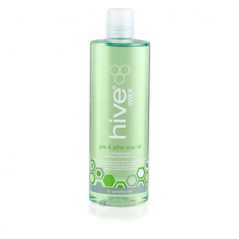 Hive Pre & After Wax Oil With Coconut & Lime 400ml - Franklins