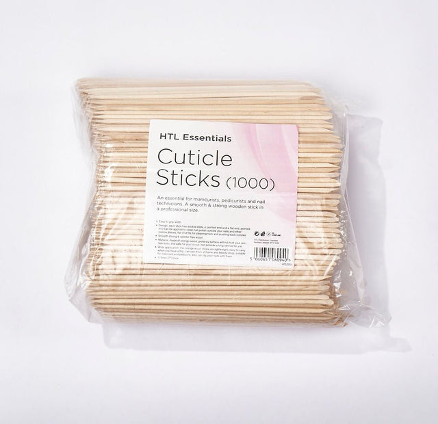 HTL Essentials Orange Wood Cuticle Sticks (1000) - Franklins