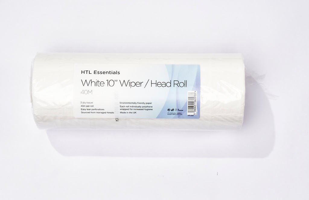 HTL Essentials White 10" Wiper/Head Roll 40m - Franklins