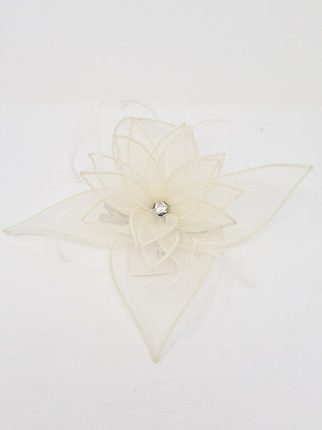 Ivory Organza Flower Slide - Franklins