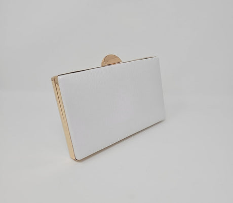 Ivory Shimmer Clutch Bag - Franklins