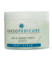 Kaeso Pedicure Lime & Ginger Tingle Foot Scrub - Franklins