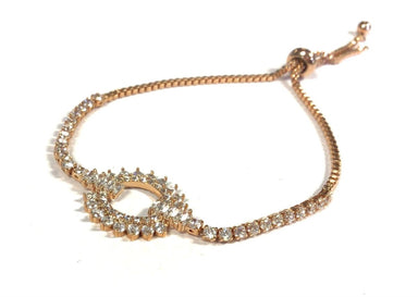 Karen Sampson Crystal Rose Gold Bracelet - Franklins