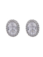 Karen Sampson Diamanté Circular Stud Earrings - Franklins