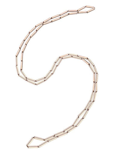 Karen Sampson Metallic Rose Long Chain Link Necklace - Franklins