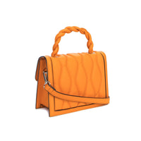 Keddo Bright Orange Quilted Handbag - Franklins