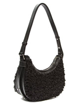 Keddo Couture Black Faux Wool Handbag - Franklins