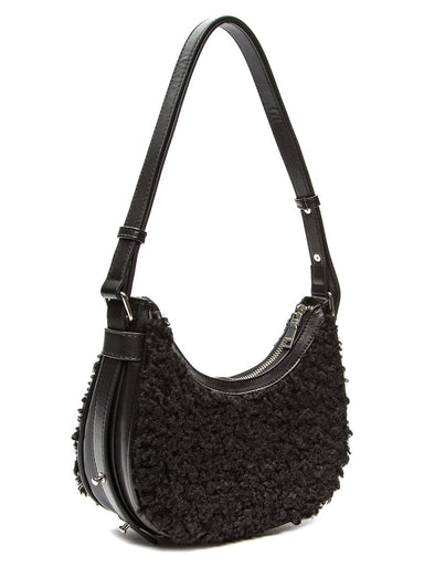 Keddo Couture Black Faux Wool Handbag - Franklins