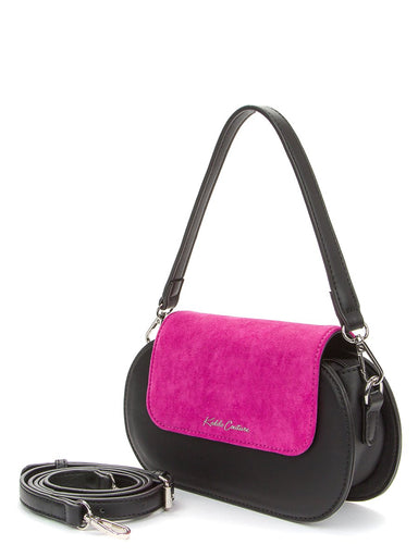 Keddo Couture Black & Fuchsia Handbag - Franklins