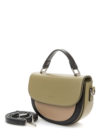 Keddo Couture Green & Beige Crossbody Handbag - Franklins