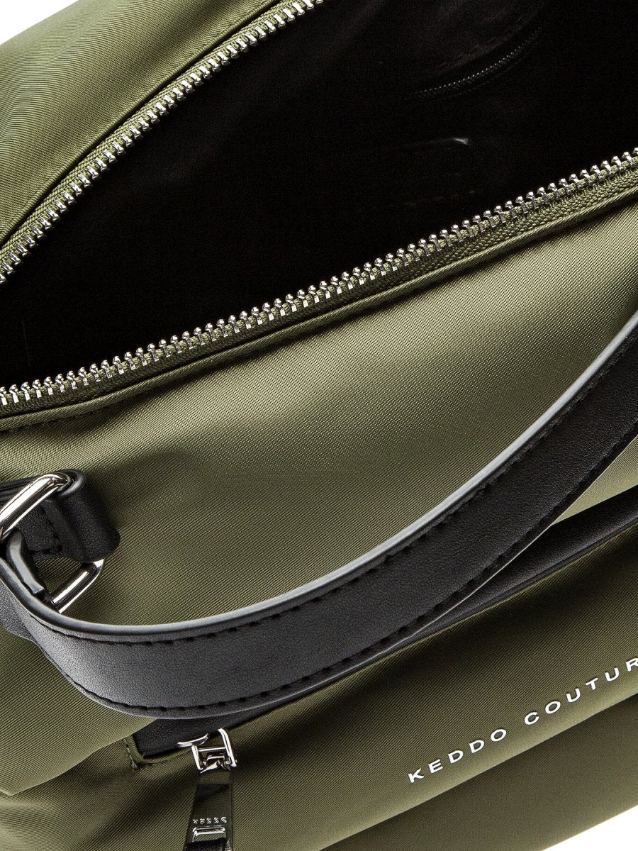 Keddo Couture Khaki Green Puffy Padded Handbag - Franklins