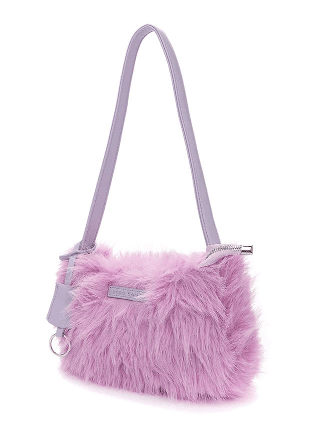 Keddo Couture Lilac Faux Fur Handbag - Franklins