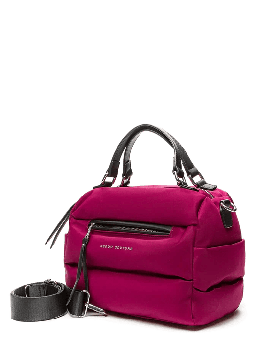 Keddo Couture Red Wine Puffy Padded Handbag - Franklins