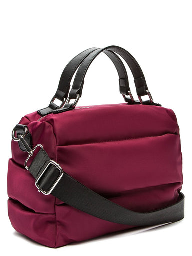 Keddo Couture Red Wine Puffy Padded Handbag - Franklins