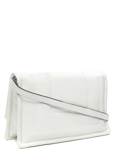 Keddo Couture White Faux Leather Quilted Handbag - Franklins