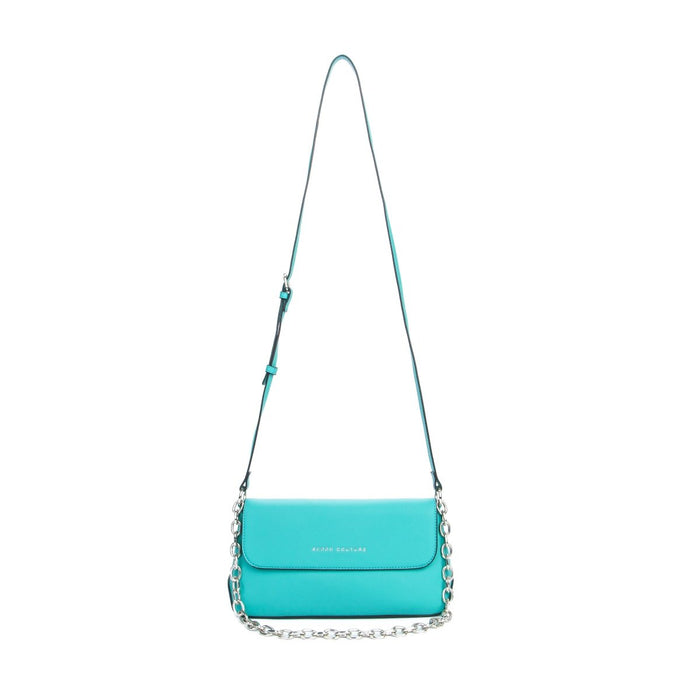 Keddo Turquoise Matte Oblong Handbag - Franklins