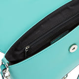 Keddo Turquoise Matte Oblong Handbag - Franklins