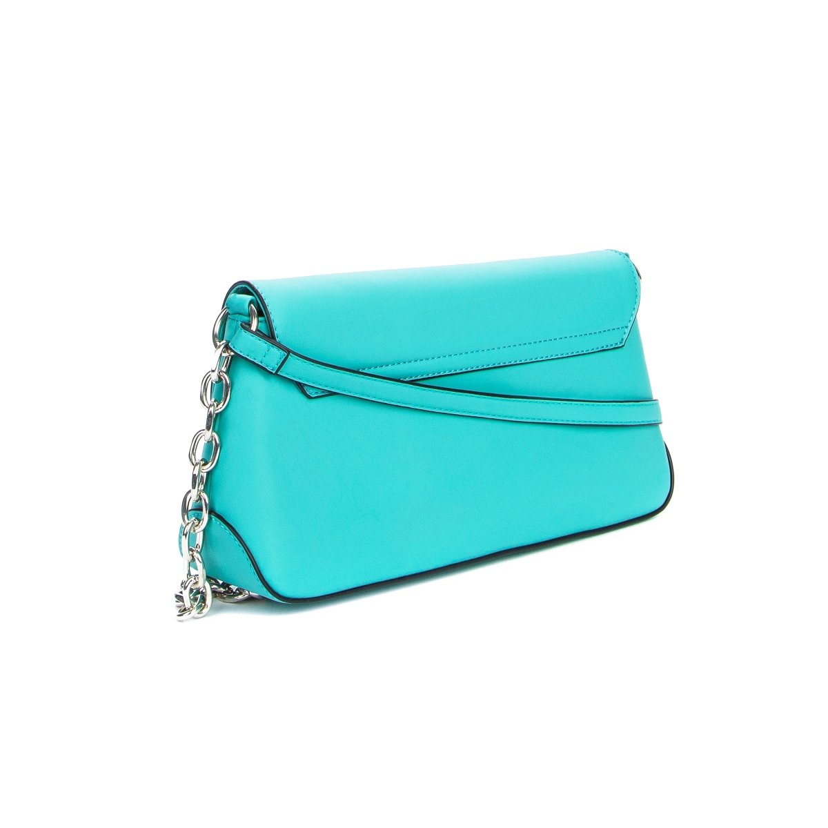 Keddo Turquoise Matte Oblong Handbag - Franklins