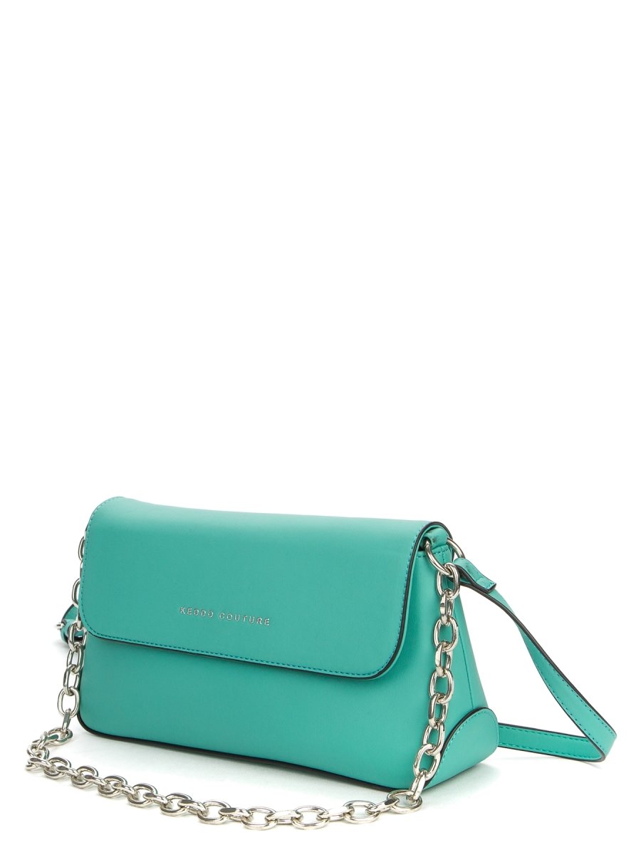 Keddo Turquoise Matte Oblong Handbag - Franklins