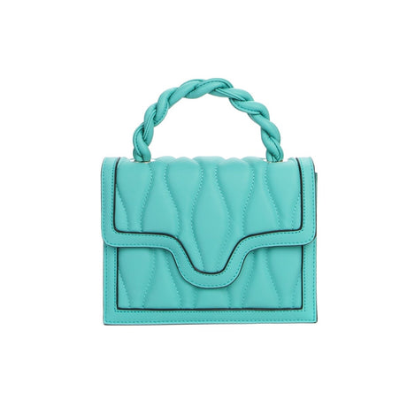 Keddo Turquoise Quilted Handbag - Franklins