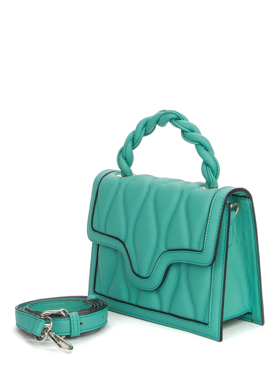 Keddo Turquoise Quilted Handbag - Franklins