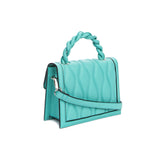 Keddo Turquoise Quilted Handbag - Franklins