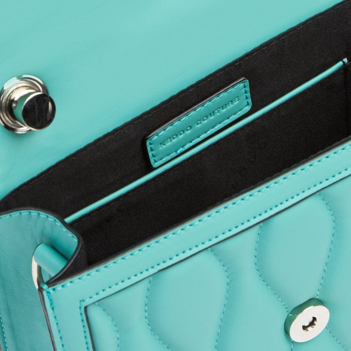 Keddo Turquoise Quilted Handbag - Franklins