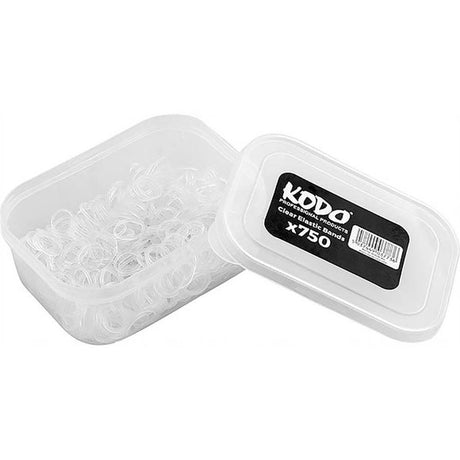 Kodo Professional Clear Elastic Bands 750pk - Franklins