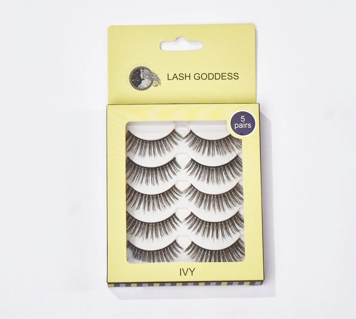 Lash Goddess Volume Strip Eyelashes IVY 5 Pack - Franklins