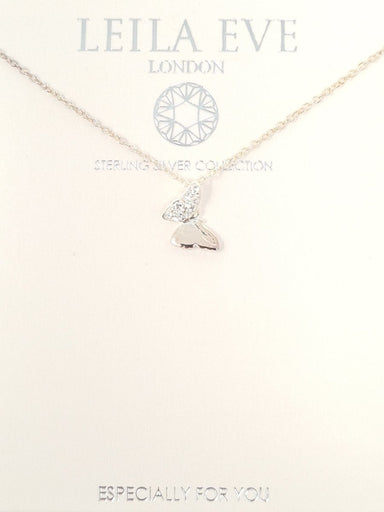 Leila Eve Silver Butterfly Necklace - Franklins