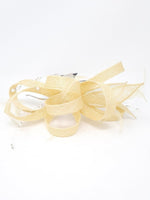 Lemon Yellow Loop Feather Hairband Fascinator - Franklins