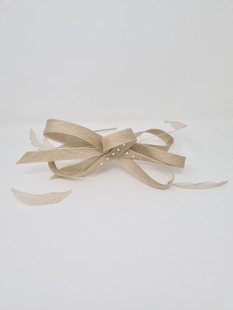 Loop Bow Diamante Fascinator - Franklins