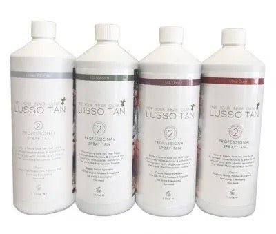 Lusso Tan Medium Professional Spray Tan 1 Litre - Franklins