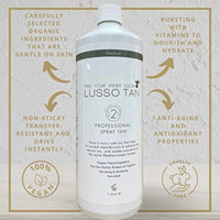 Lusso Tan Medium Professional Spray Tan 1 Litre - Franklins