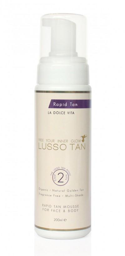 Lusso Tan Rapid Tan Mousse 200ml - Franklins