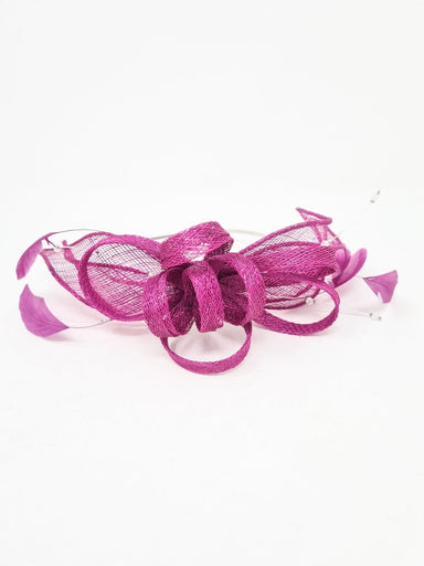 Magenta Pink Hairband Loop Fascinator - Franklins