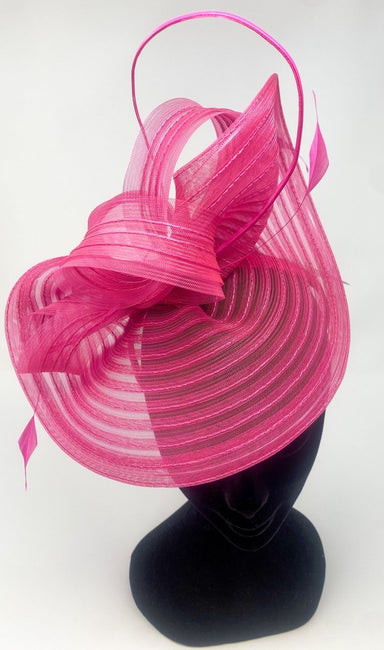 Magenta Pink Layered Looped Fascinator - Franklins