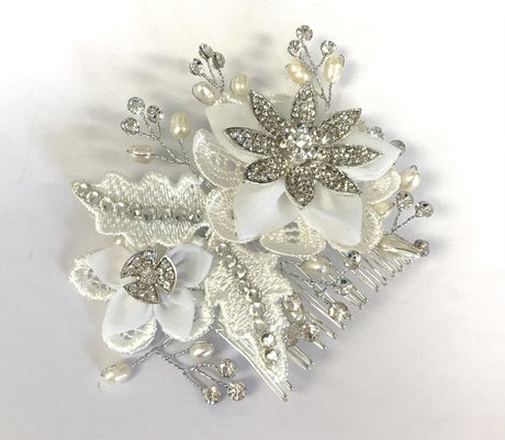 Material Flower Hair Clip - Franklins