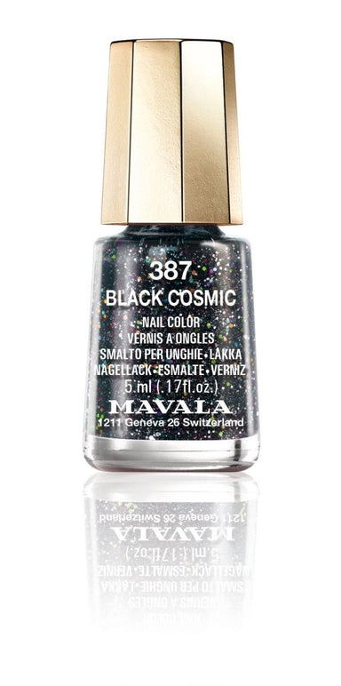 Mavala Black Cosmic Nail Polish 5ml - Franklins