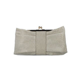 Menbur Gold Bow Clutch Bag - Franklins